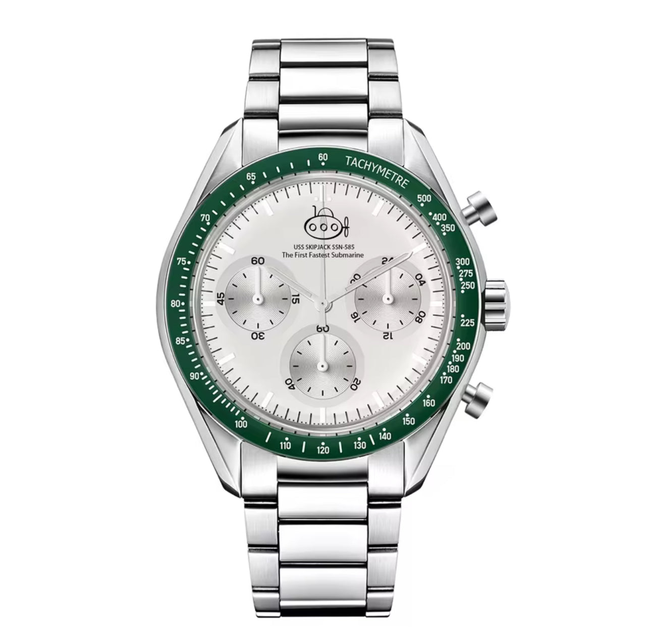 The 585 in Green and White