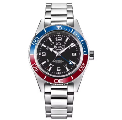 The SS-1 GMT in Blue Red and Black
